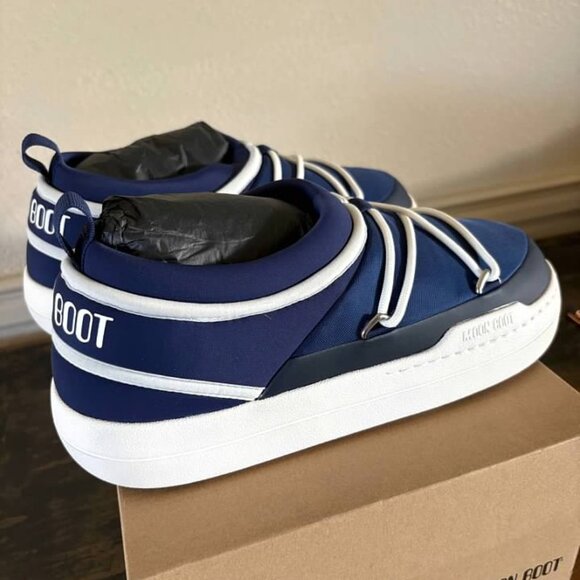 Moon Boots Park Icon Sneaker Women Blue- NIB SZ 10 - Picture 3 of 4